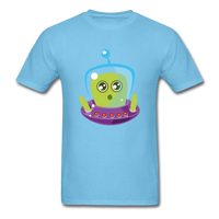 Cute Alien (Men's T-Shirt) - aquatic blue