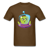 Cute Alien (Men's T-Shirt) - brown