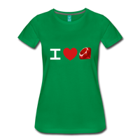 I Heart Ruby (Women’s Premium T-Shirt) - kelly green