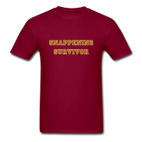 Snappening Survivor (Men's T-Shirt) - burgundy