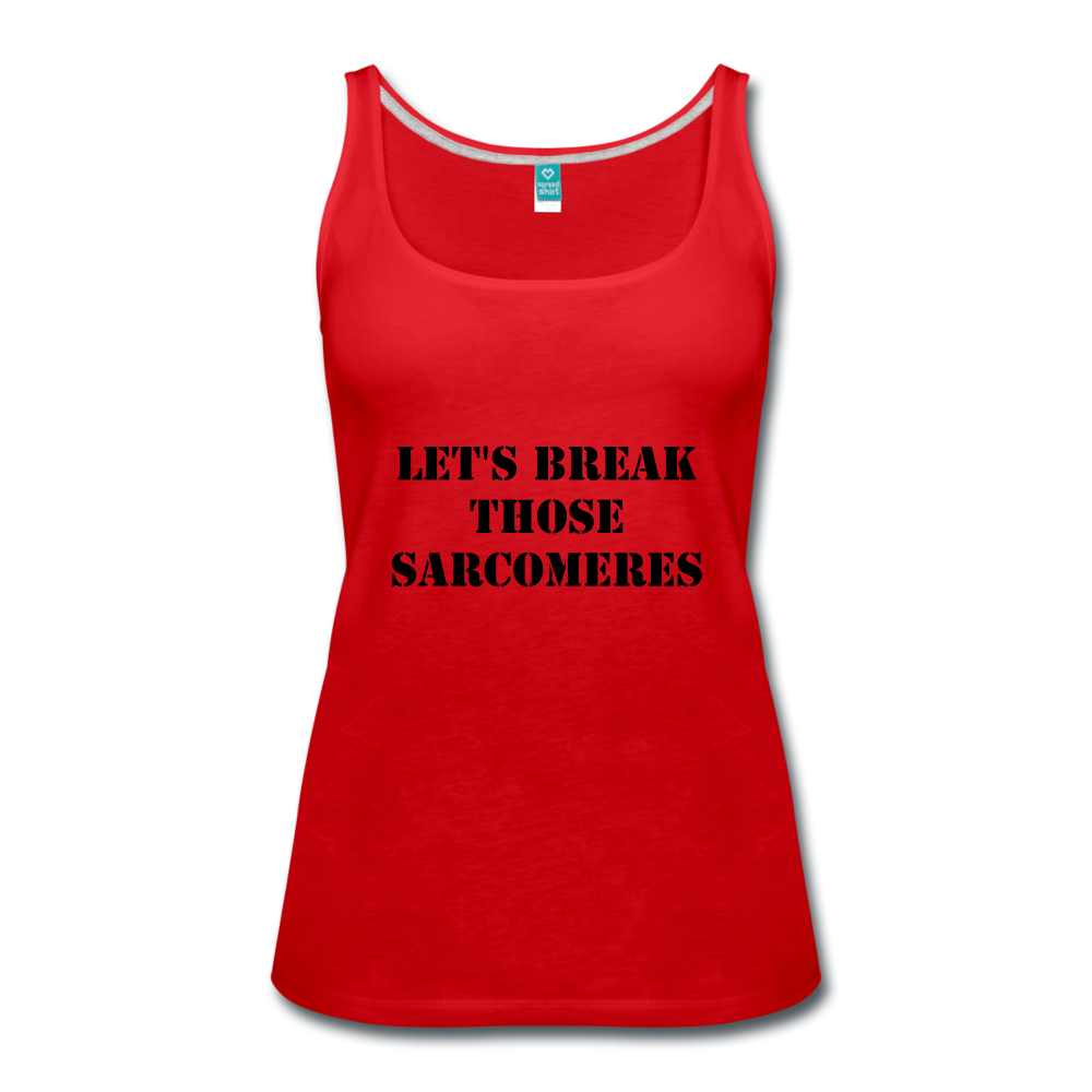 Sarcomeres (Women’s Premium Tank Top) - red