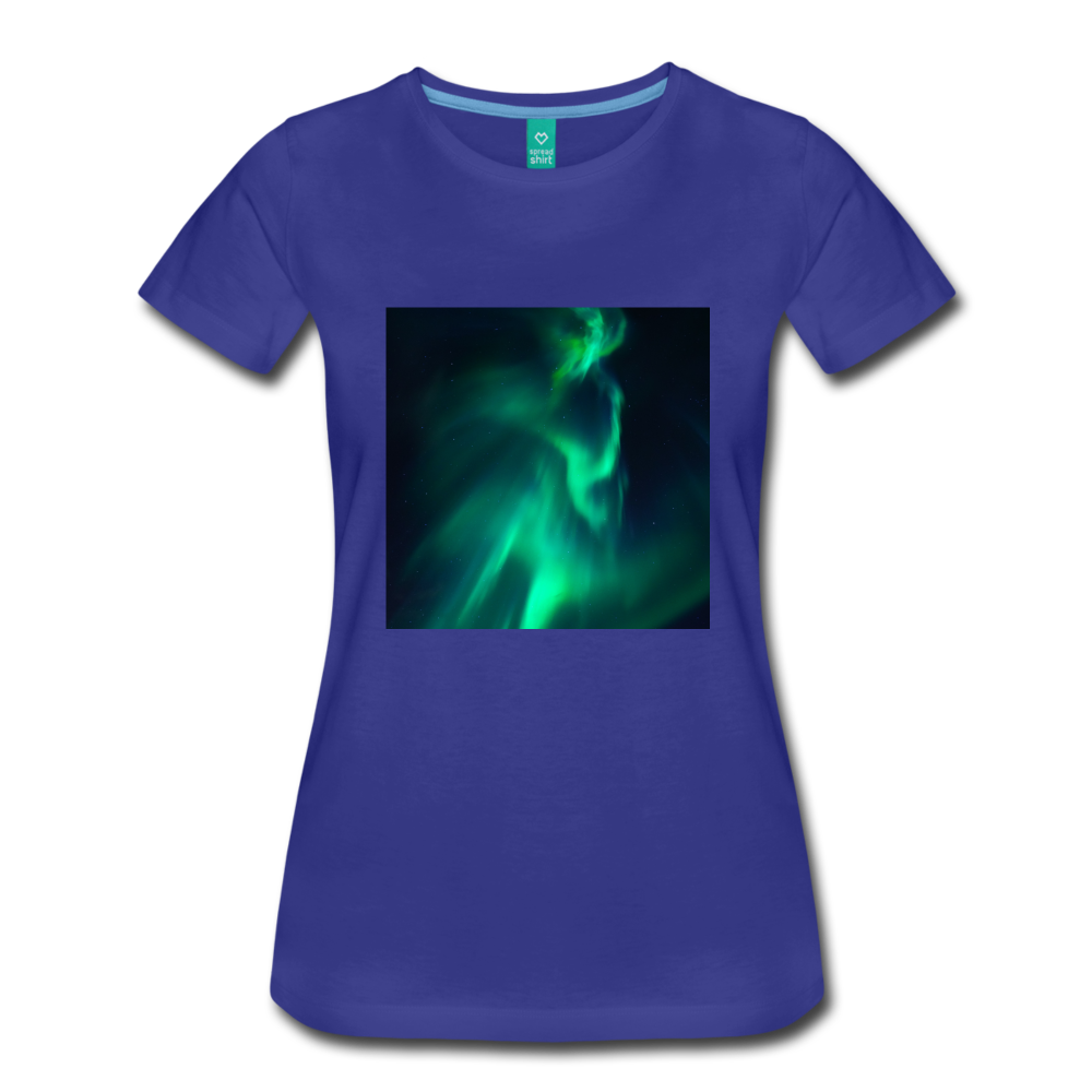 Northern Lights (Women’s Premium T-Shirt) - royal blue