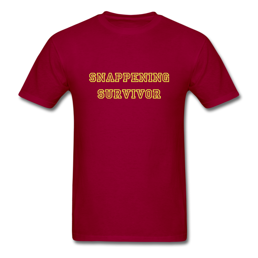 Snappening Survivor (Men's T-Shirt) - dark red