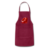 Ruby Logo (Adjustable Apron) - burgundy