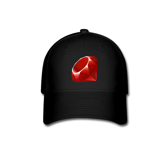 Ruby Logo (Baseball Cap) - black