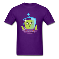 Cute Alien (Men's T-Shirt) - purple
