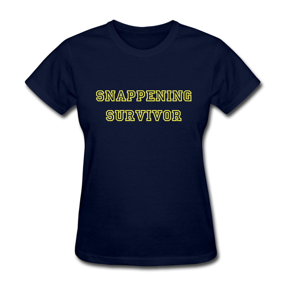 Snappening Survivor (Women's T-Shirt) - navy
