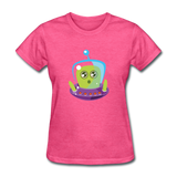 Cute Alien (Women's T-Shirt) - heather pink