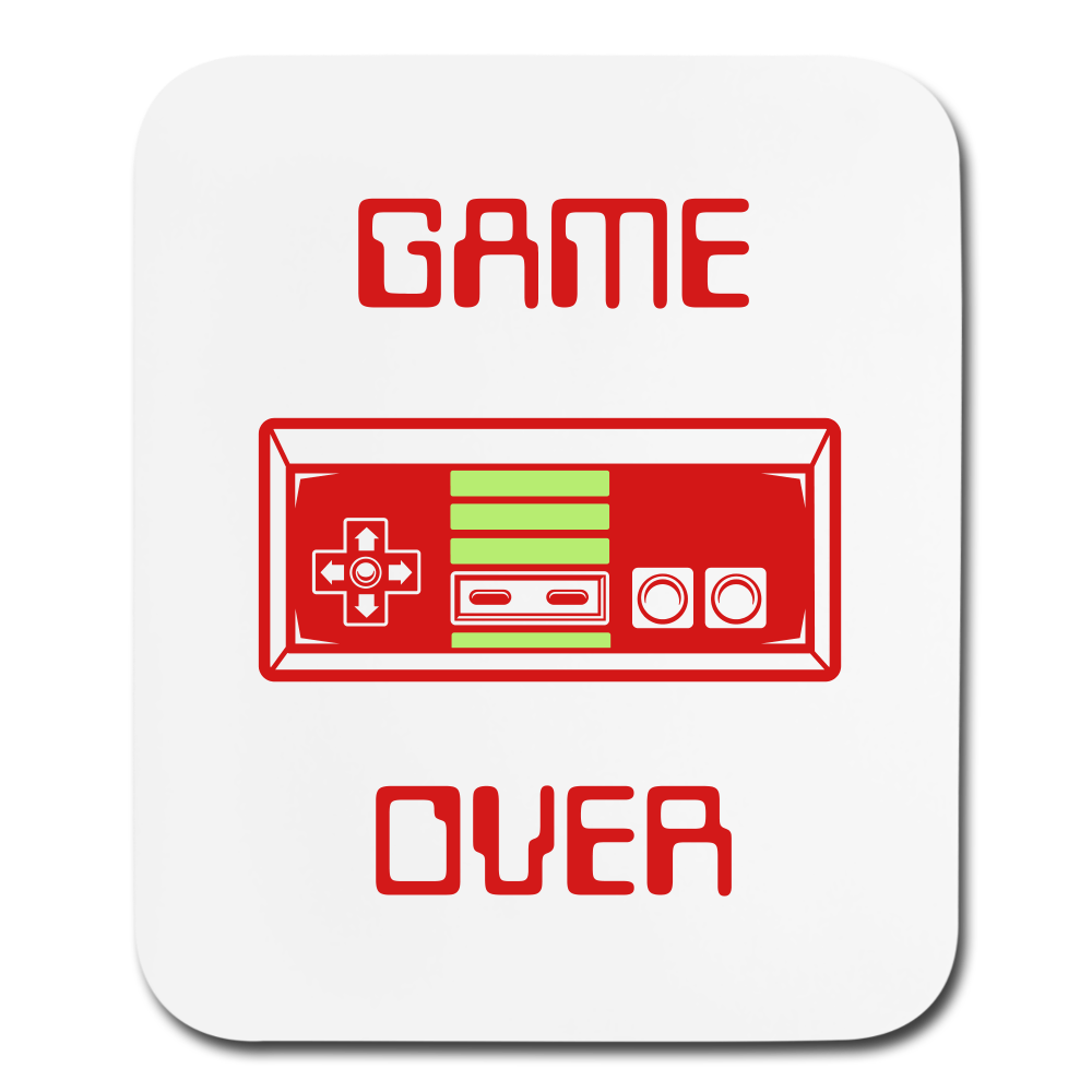 Game Over (Mouse pad Vertical) - white