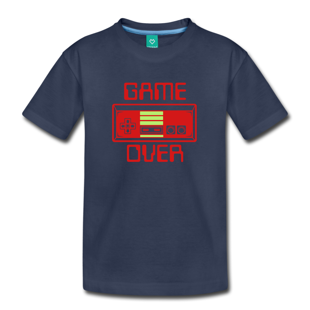 Game Over (Kids' Premium T-Shirt) - navy