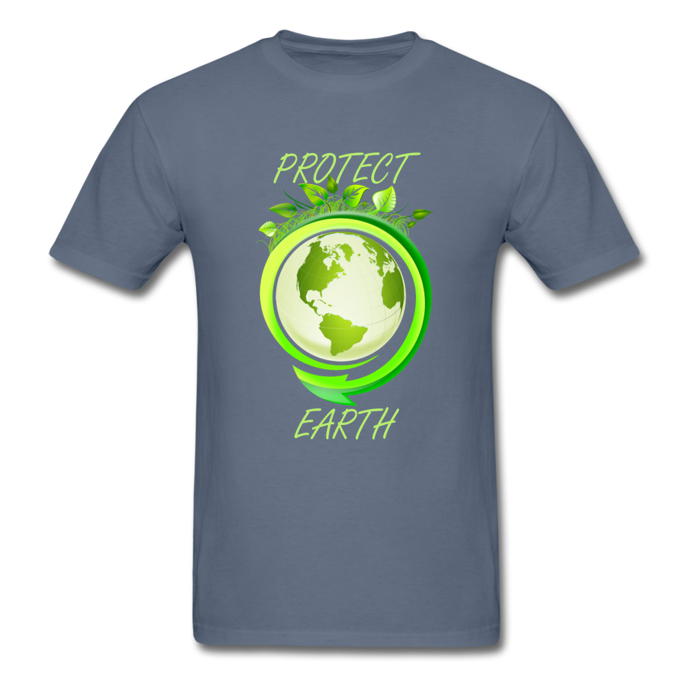 Protect the Earth (Men's T-Shirt) - denim