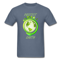 Protect the Earth (Men's T-Shirt) - denim