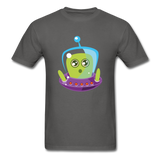 Cute Alien (Men's T-Shirt) - charcoal