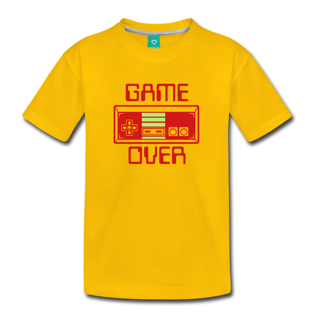 Game Over (Kids' Premium T-Shirt) - sun yellow
