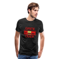 Game Over (Men's Premium T-Shirt) - charcoal gray
