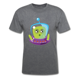 Cute Alien (Men's T-Shirt) - mineral charcoal gray