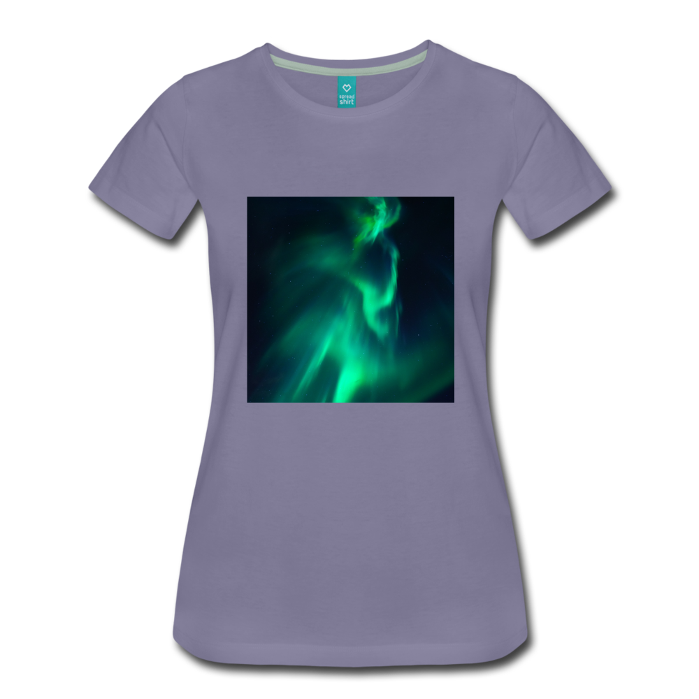 Northern Lights (Women’s Premium T-Shirt) - washed violet