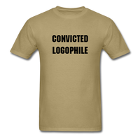 Logophile (Men's T-Shirt) - khaki