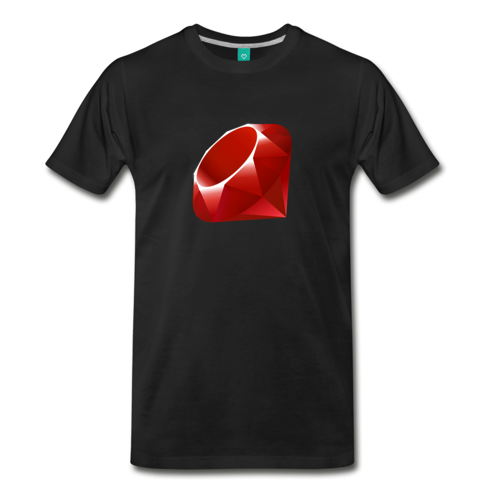 Ruby Logo (Men's Premium T-Shirt) - black