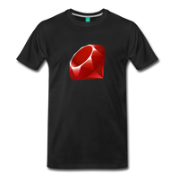 Ruby Logo (Men's Premium T-Shirt) - black