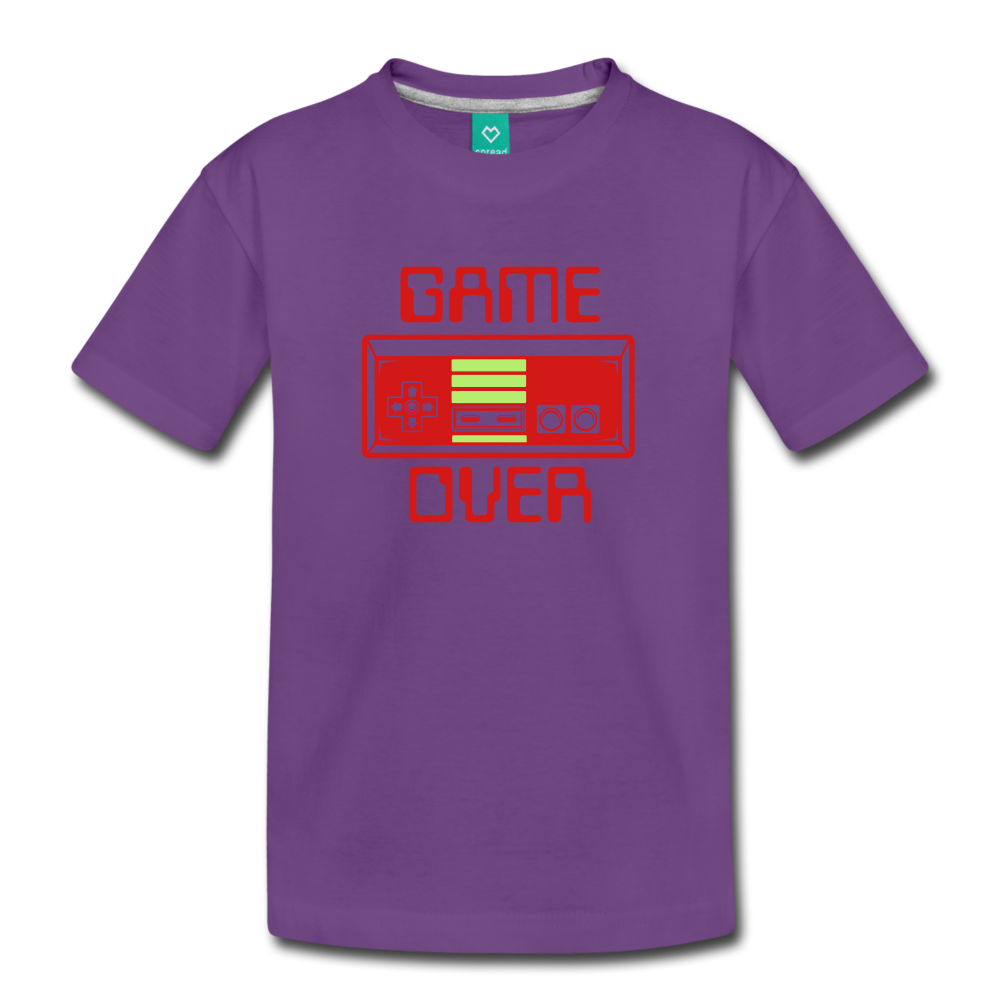 Game Over (Kids' Premium T-Shirt) - purple