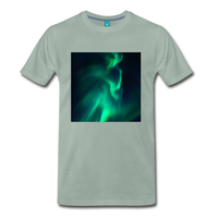 Northern Lights (Men's Premium T-Shirt) - steel green
