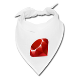 Ruby Logo (Bandana) - white