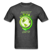 Protect the Earth (Men's T-Shirt) - heather black