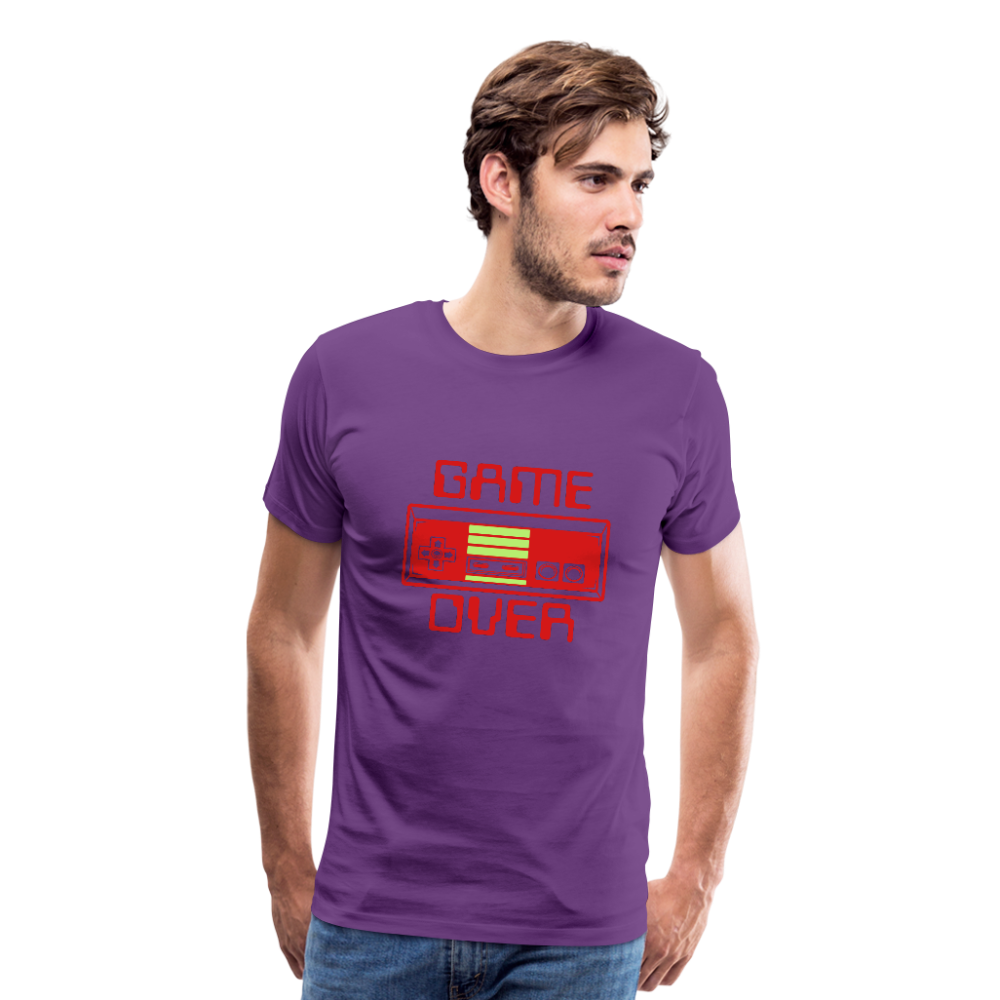Game Over (Men's Premium T-Shirt) - purple