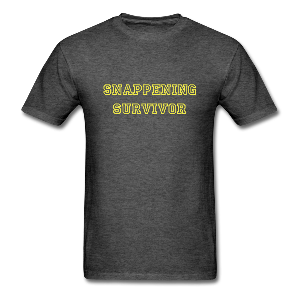 Snappening Survivor (Men's T-Shirt) - heather black