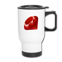 Ruby Logo (Travel Mug) - white