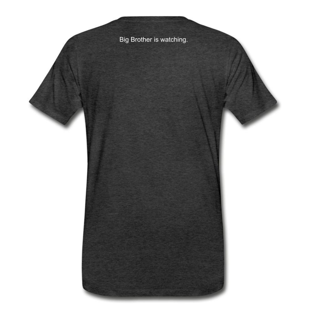 2 + 2 = 5 (Men's Premium T-Shirt) - charcoal gray