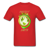 Protect the Earth (Men's T-Shirt) - red
