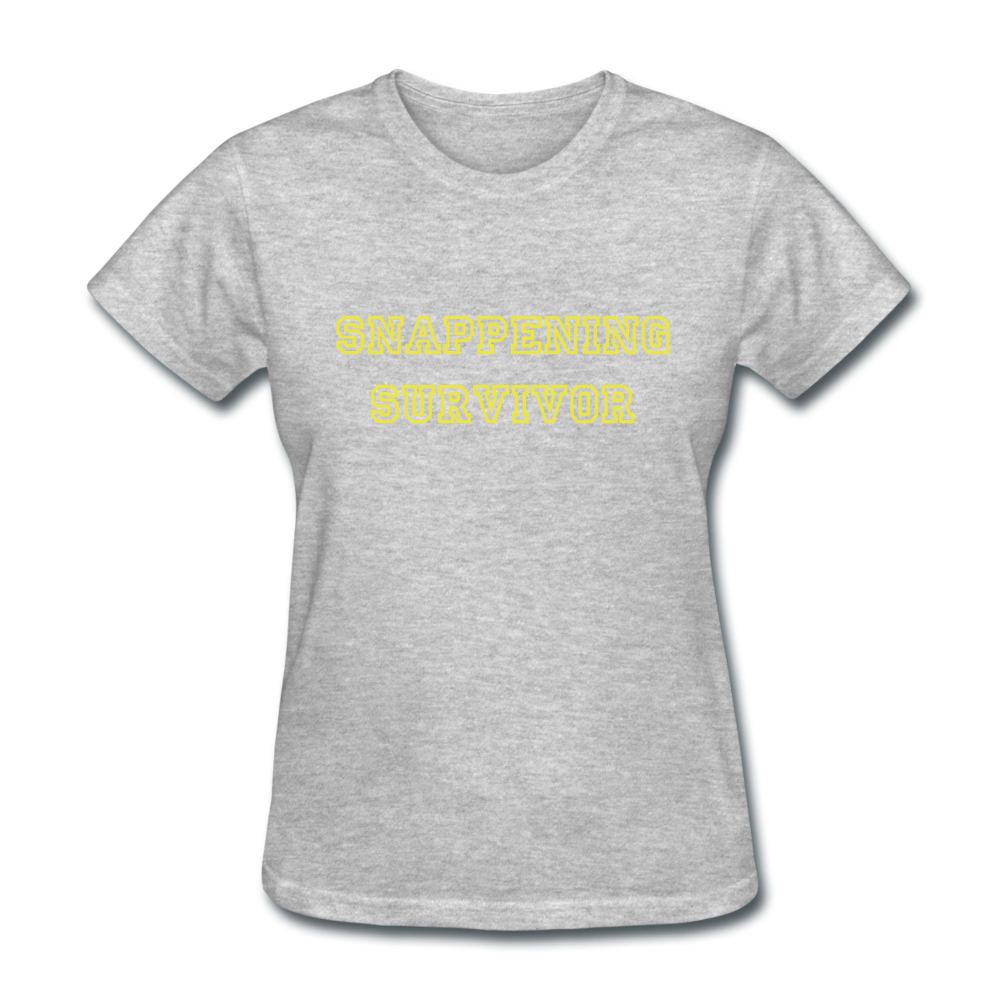 Snappening Survivor (Women's T-Shirt) - heather gray