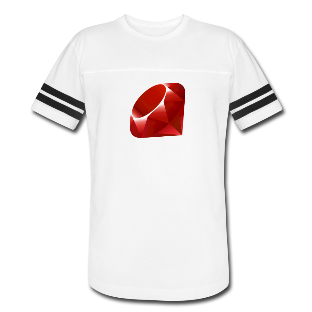 Ruby Logo (Vintage Sport T-Shirt) - white/black