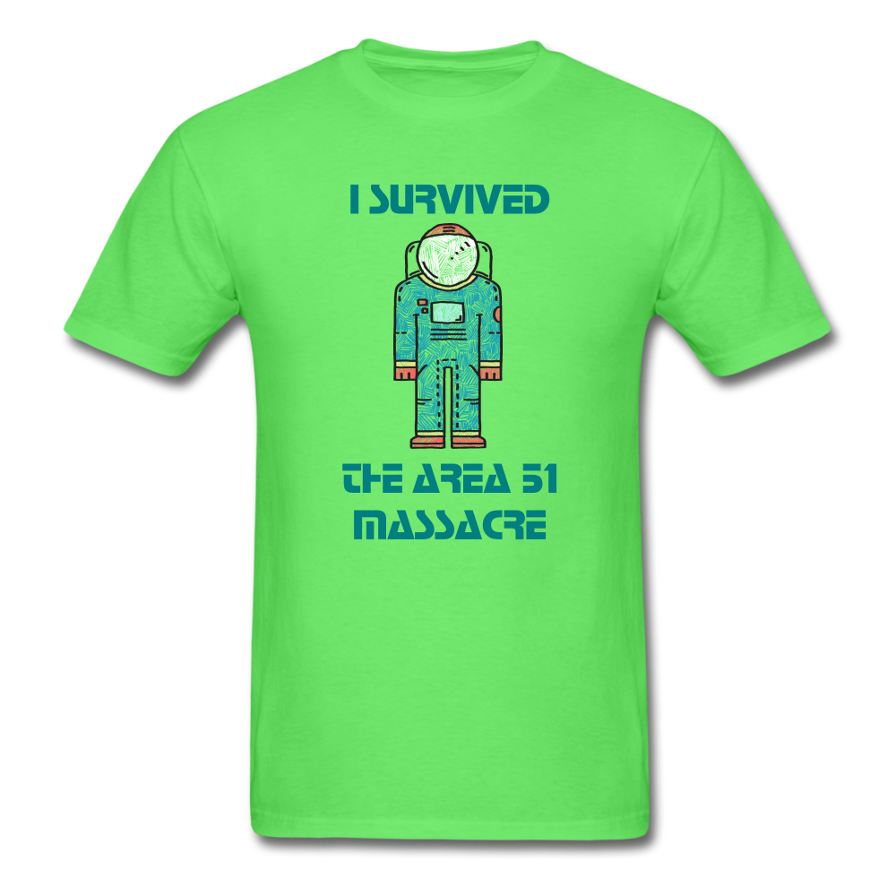 Area 51 Survivor (Men's T-Shirt) - kiwi
