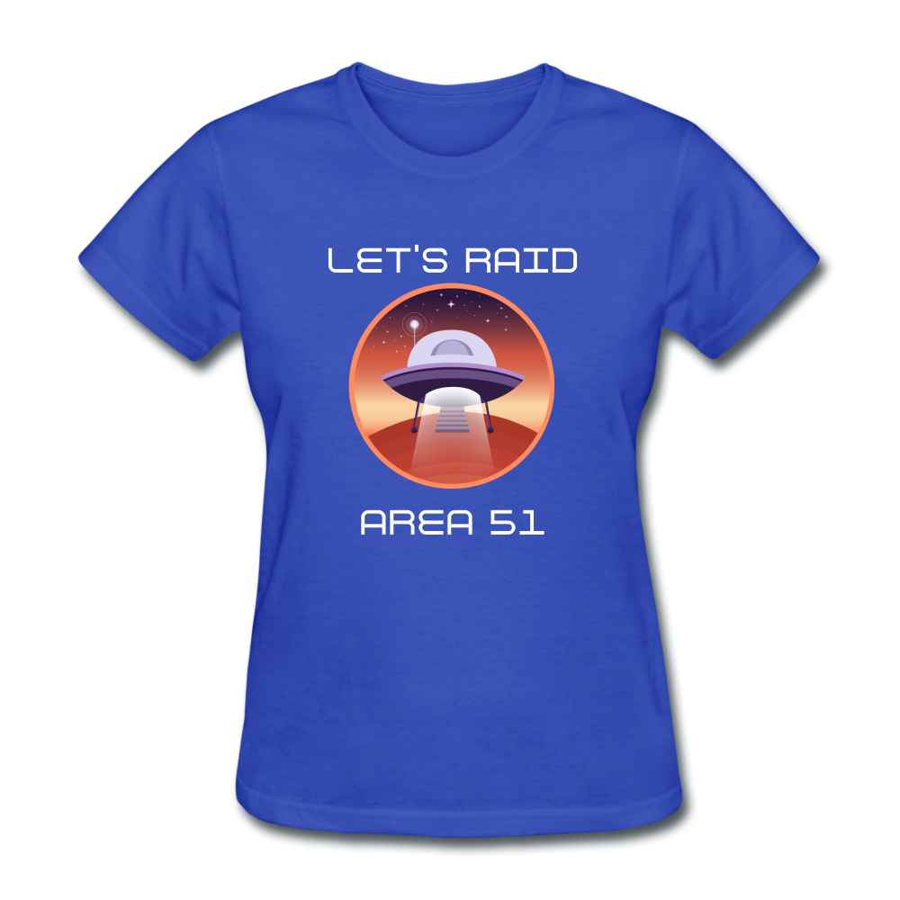 Let's Raid Area 51 (Women's T-Shirt) - royal blue