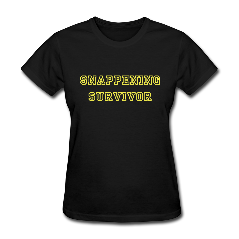 Snappening Survivor (Women's T-Shirt) - black