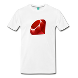 Ruby Logo (Men's Premium T-Shirt) - white