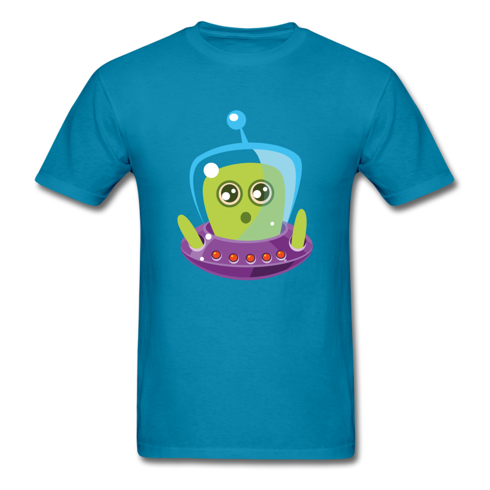 Cute Alien (Men's T-Shirt) - turquoise
