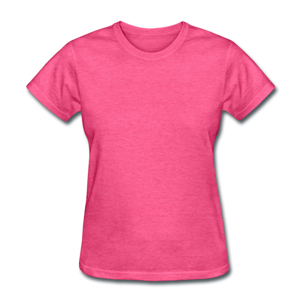 Basic Tee (Women's T-Shirt) - heather pink
