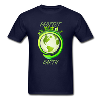 Protect the Earth (Men's T-Shirt) - navy