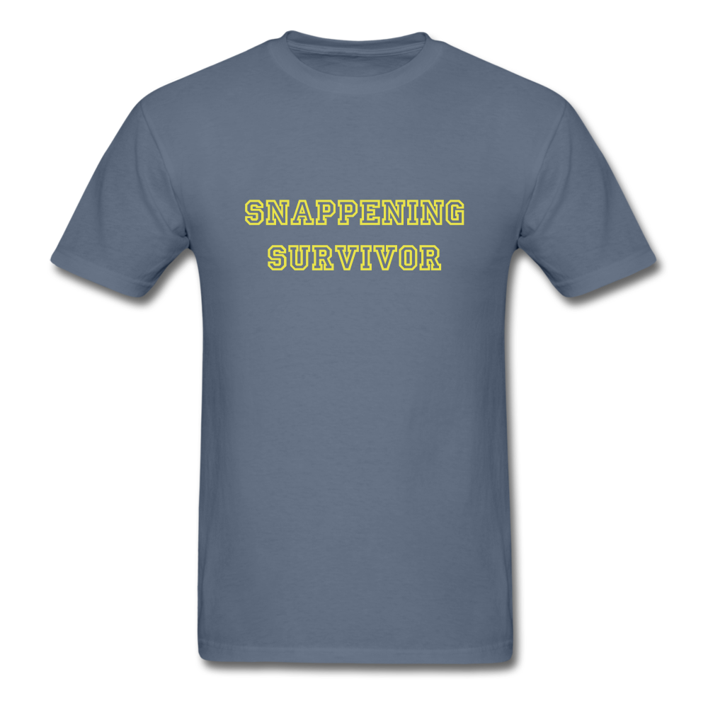Snappening Survivor (Men's T-Shirt) - denim