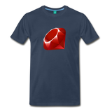 Ruby Logo (Men's Premium T-Shirt) - navy