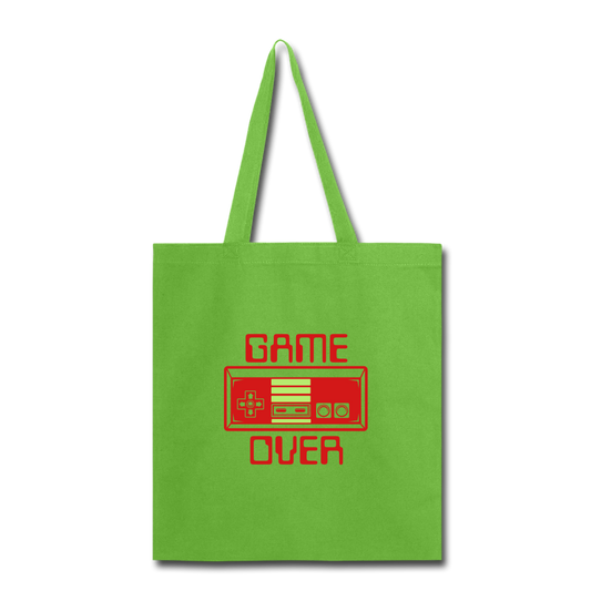 Game Over (Tote Bag) - lime green
