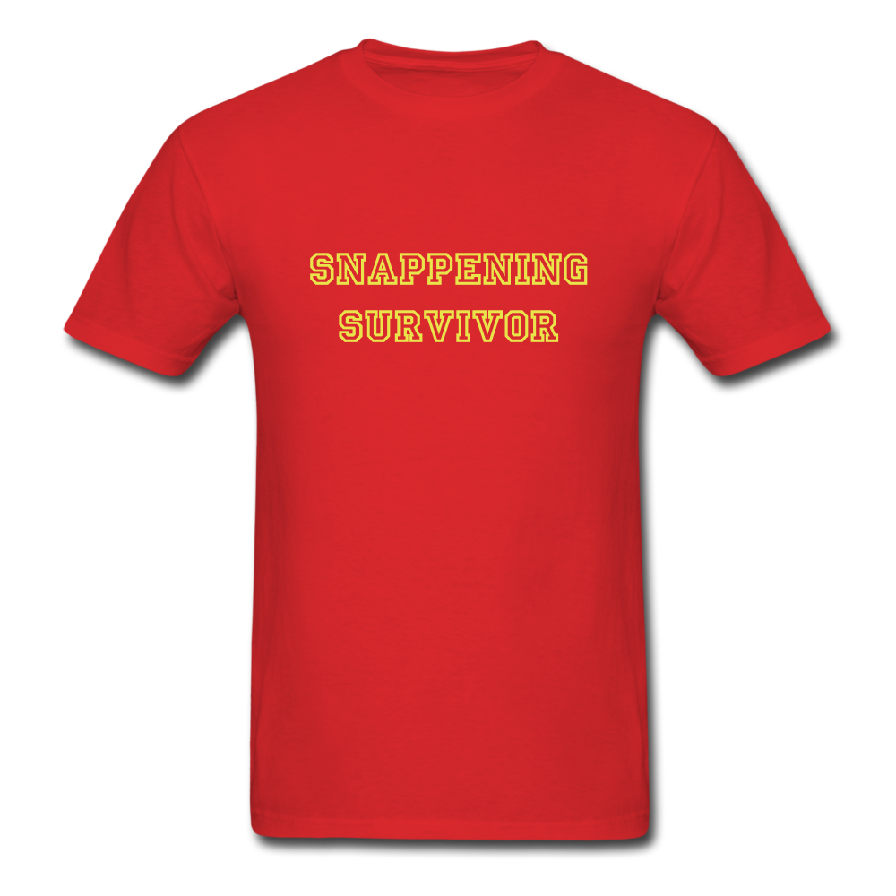 Snappening Survivor (Men's T-Shirt) - red