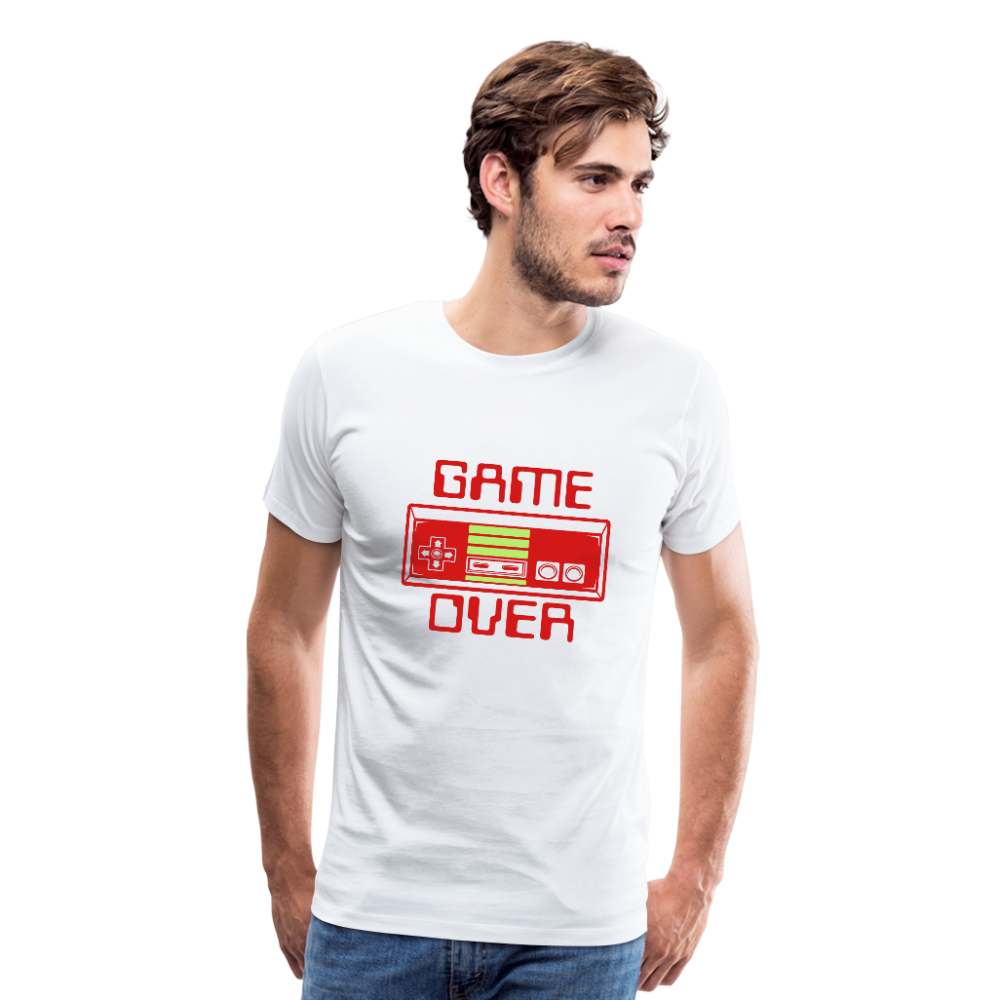 Game Over (Men's Premium T-Shirt) - white