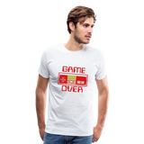 Game Over (Men's Premium T-Shirt) - white