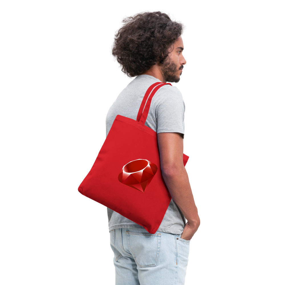 Ruby Logo (Tote Bag) - red