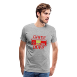 Game Over (Men's Premium T-Shirt) - heather gray
